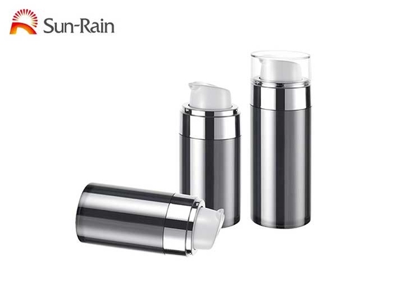 त्वचा देखभाल SR2151A के लिए यूवी वायुहीन पंप कॉस्मेटिक बोतल नींव पैकेजिंग
